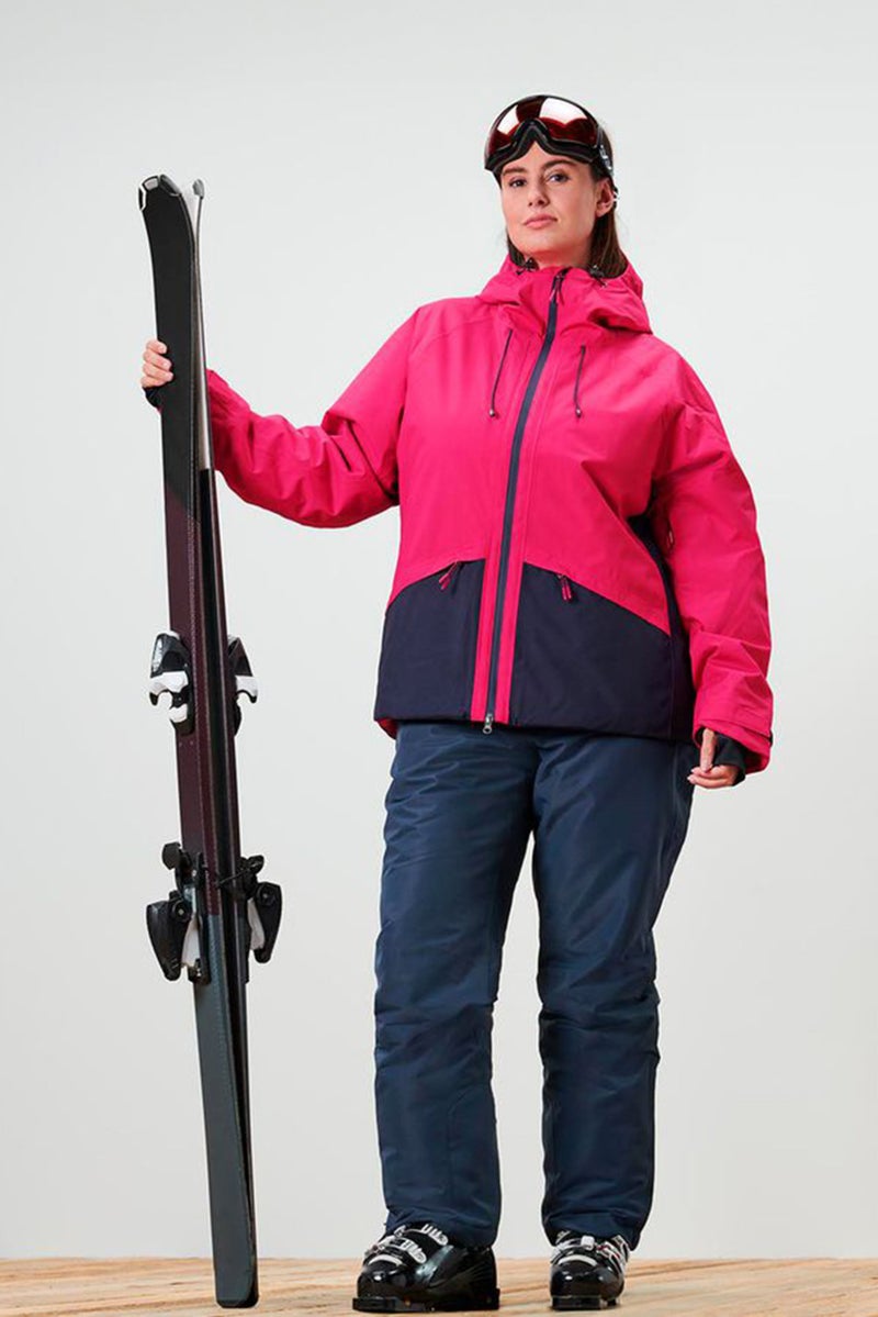 Tchibo Women Regular Fit Plain Outdoor Ski Pants, Navy Blue  - Image 1