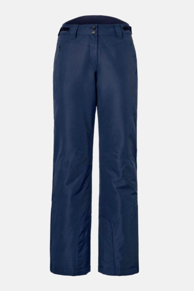 Tchibo Women Regular Fit Plain Outdoor Ski Pants, Navy Blue  - Image 2