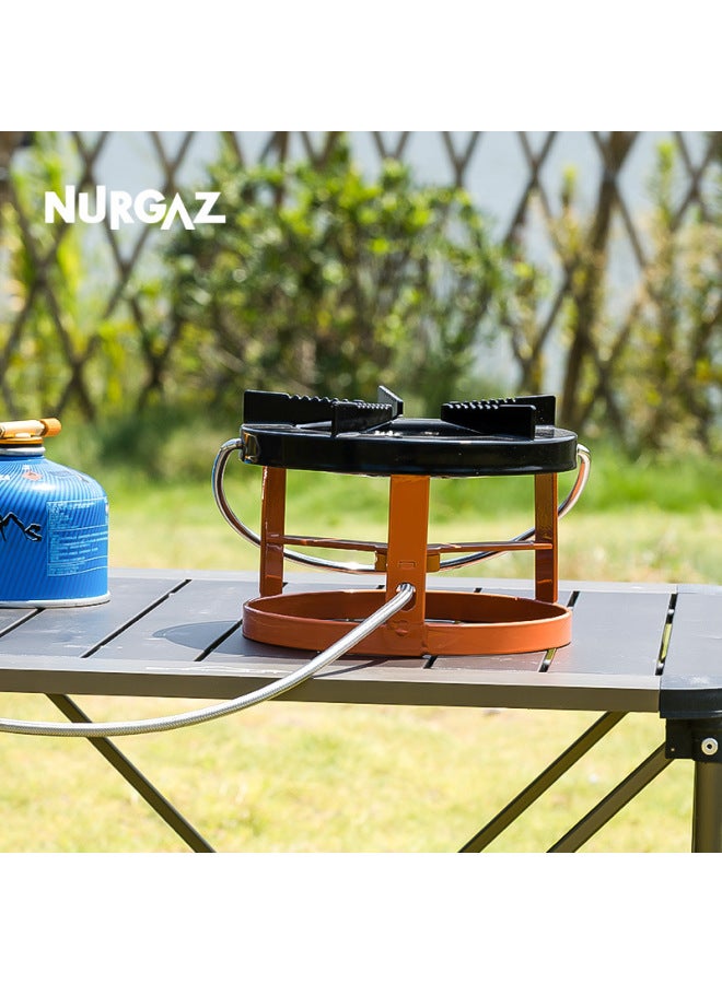 Nurgaz Outdoor Camping Stove Split Gas Stove Flat Gas Canister Stove Portable Picnic Carry Stove - Image 4