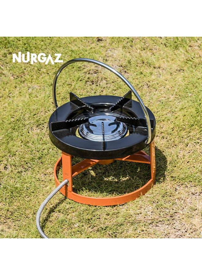 Nurgaz Outdoor Camping Stove Split Gas Stove Flat Gas Canister Stove Portable Picnic Carry Stove - Image 2