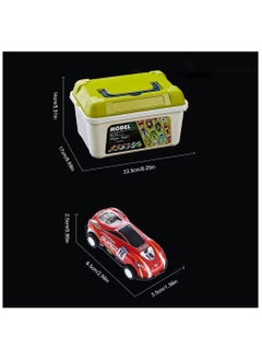 General Pull Back Cars with Storage Box, 30pcs Racing Cars, Colorful Toy Car with Different Patterns, Made of Aluminum Alloy, Suitable for Boys and Girls of All Ages  - Image 4