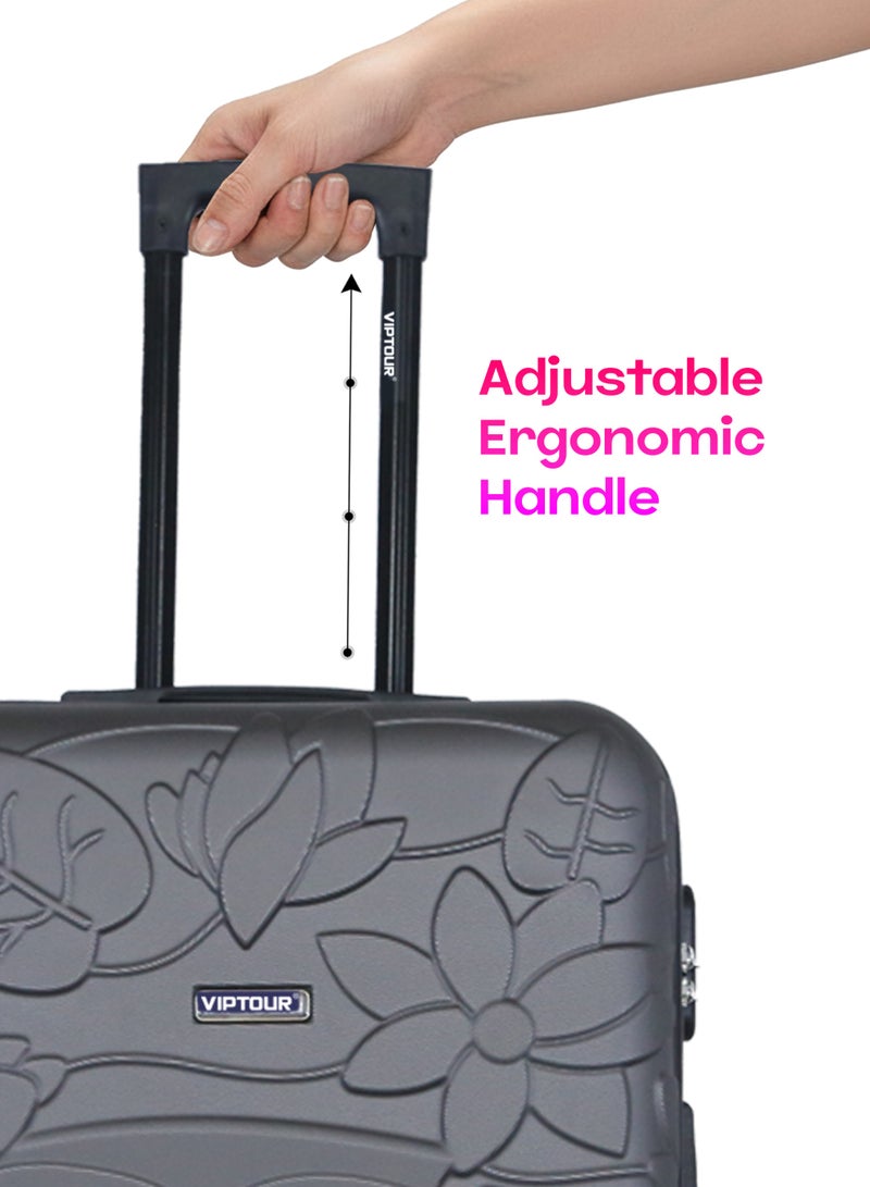 فيبتور طقم حقائب سفر 3 قطع ABS بعجلات مع نظام رقم قابل للقفل - Image 5