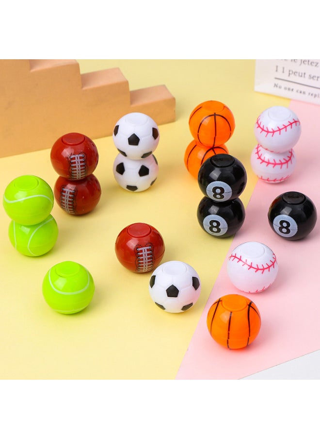 Hot Sale 35mm Football Basketball Table Ball Fingertip Gyro Vent Decompression 3.5cm Rotating Gyro Toy-Specifications:Random Mix  - Image 3