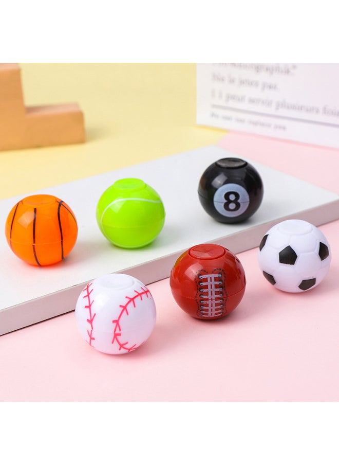 Hot Sale 35mm Football Basketball Table Ball Fingertip Gyro Vent Decompression 3.5cm Rotating Gyro Toy-Specifications:Random Mix  - Image 5