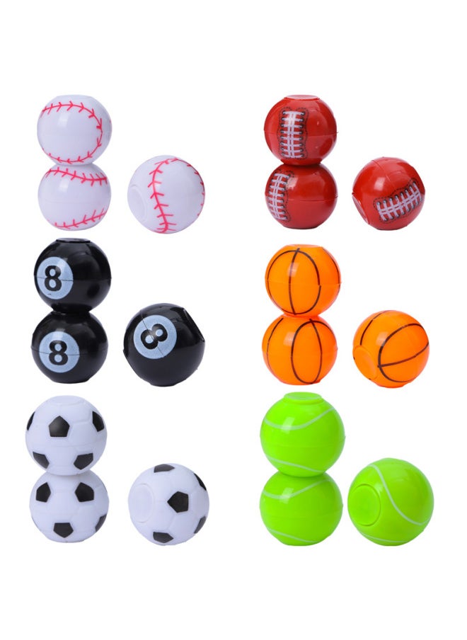 Hot Sale 35mm Football Basketball Table Ball Fingertip Gyro Vent Decompression 3.5cm Rotating Gyro Toy-Specifications:Random Mix  - Image 1