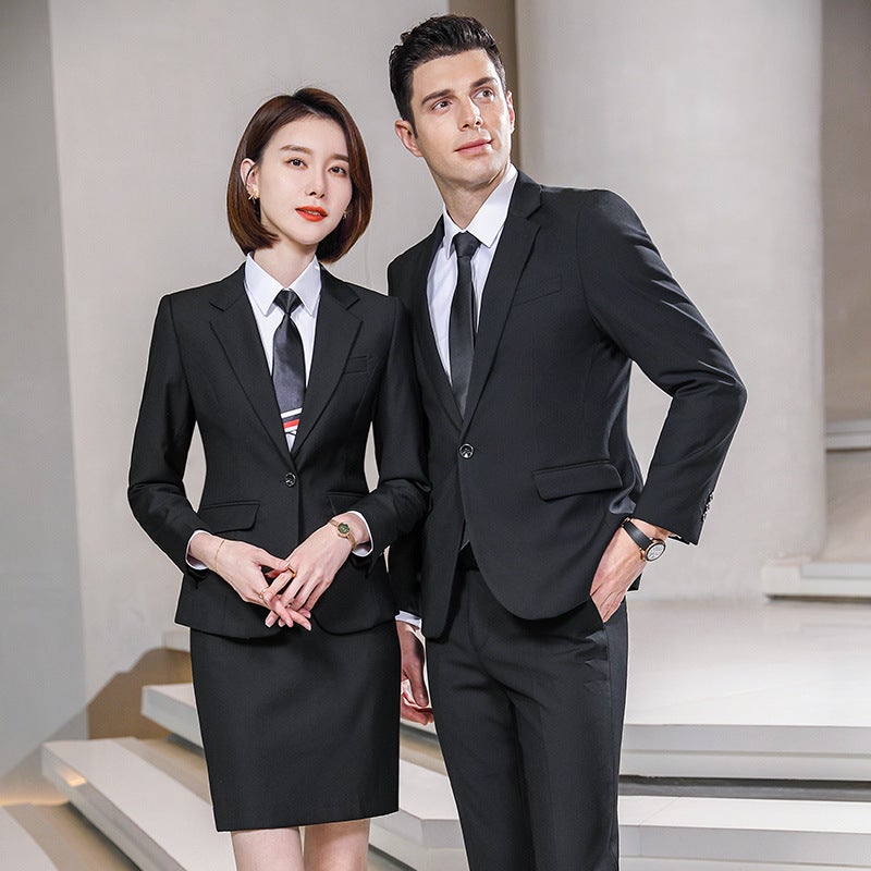 Business Professional Slim Suit Men'S And Women'S Same Men'S Suit Suit Formal Work Clothes - Image 3