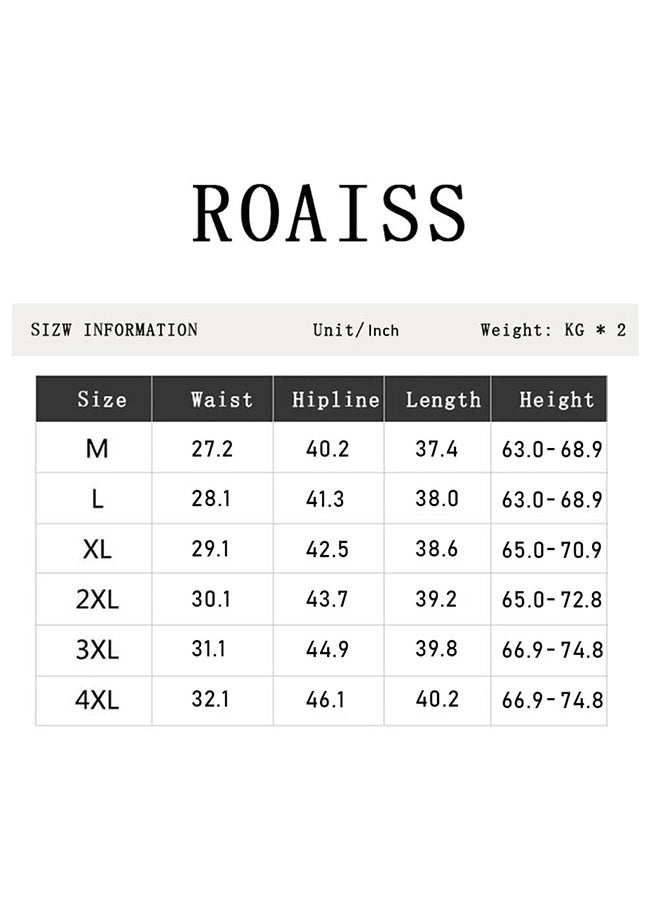 roaiss - Men's Fashion Sports Casual Pants Drawstring Elastic Waist Harun Pants High Elastic Ankle Tight Sweatpants Calf Print Decorative Pants - Image 1