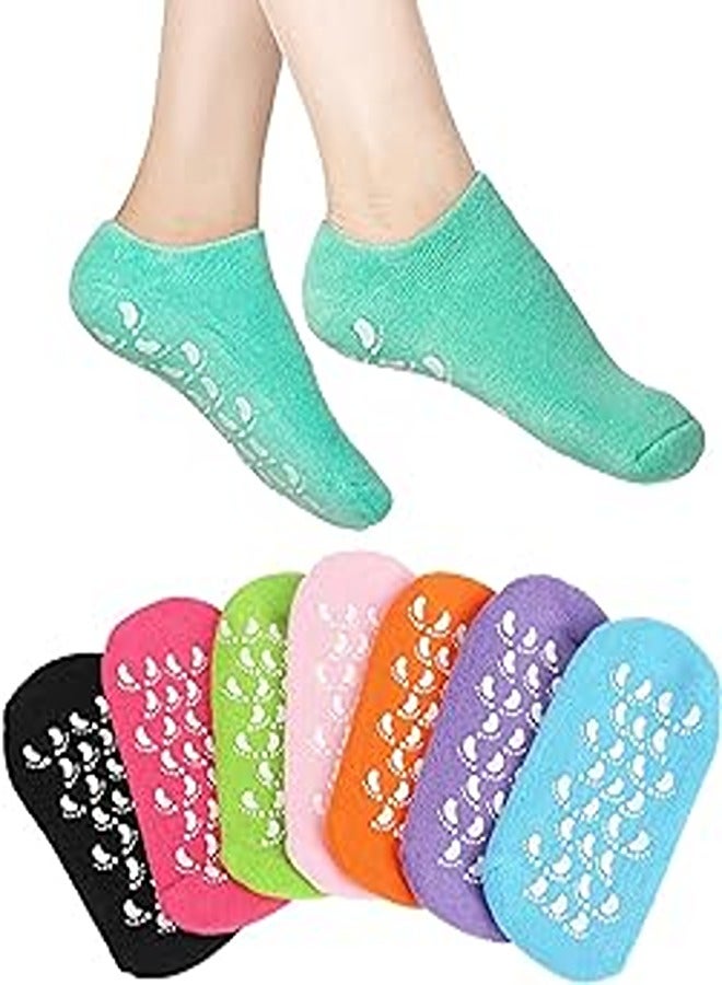 Generic SAFERSKY Moisturizing Gel Socks, Ultra-Soft Moisturizing Socks with Spa Quality Gel for Moisturizing, Gel Socks Helps Repair Dry Cracked Skins,Spa Gel Heel Socks for Woman (Color May Vary) 
