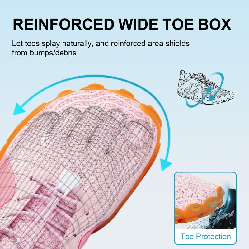 ELETON Hike Barefoot Shoes Womens Men Footwear,Pro-Healthy&Non-Slip Water Shoe for Women Men, Wide Toe Running Shoes Boots Sneakers Unisex - Image 3