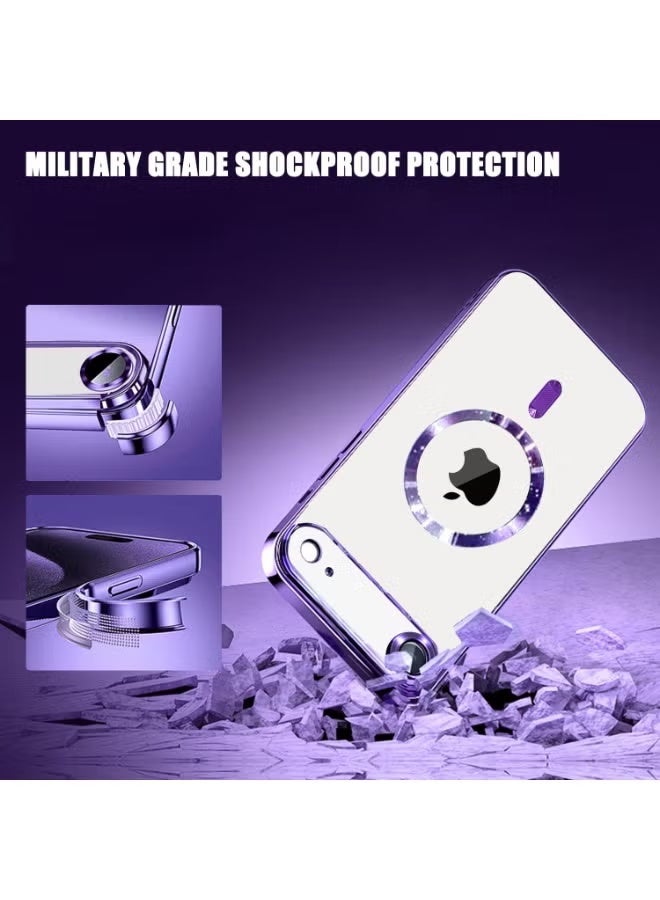 TIGER iPhone 17 Air Clear Case Compatible With MagSafe, Crystal Transparent Shock-Resistant Cover with Anti-Yellowing Protection & Full HD Tempered Glass for iPhone 17 Air 6.5-inch - Image 1