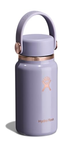 Hydro Flask Micro Bottle Leak Proof Purse or Pocket Flask Insulated Mini Water Bottle 67 Oz Vapor Rose Gold - Image 3