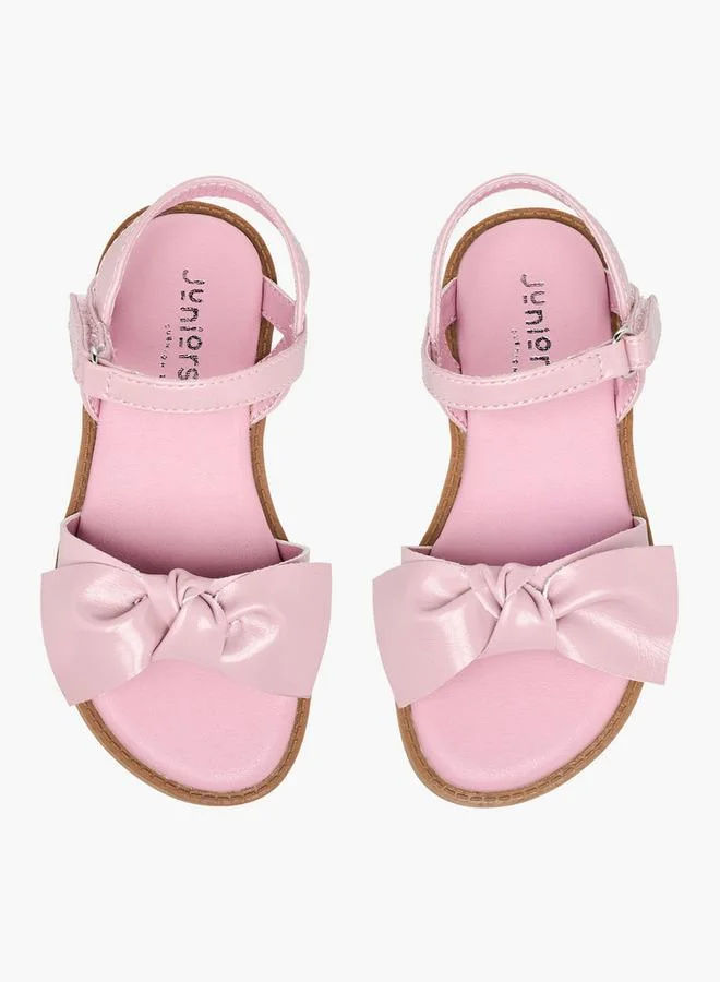 JUNIORS Girls Hook & Loop Sandals