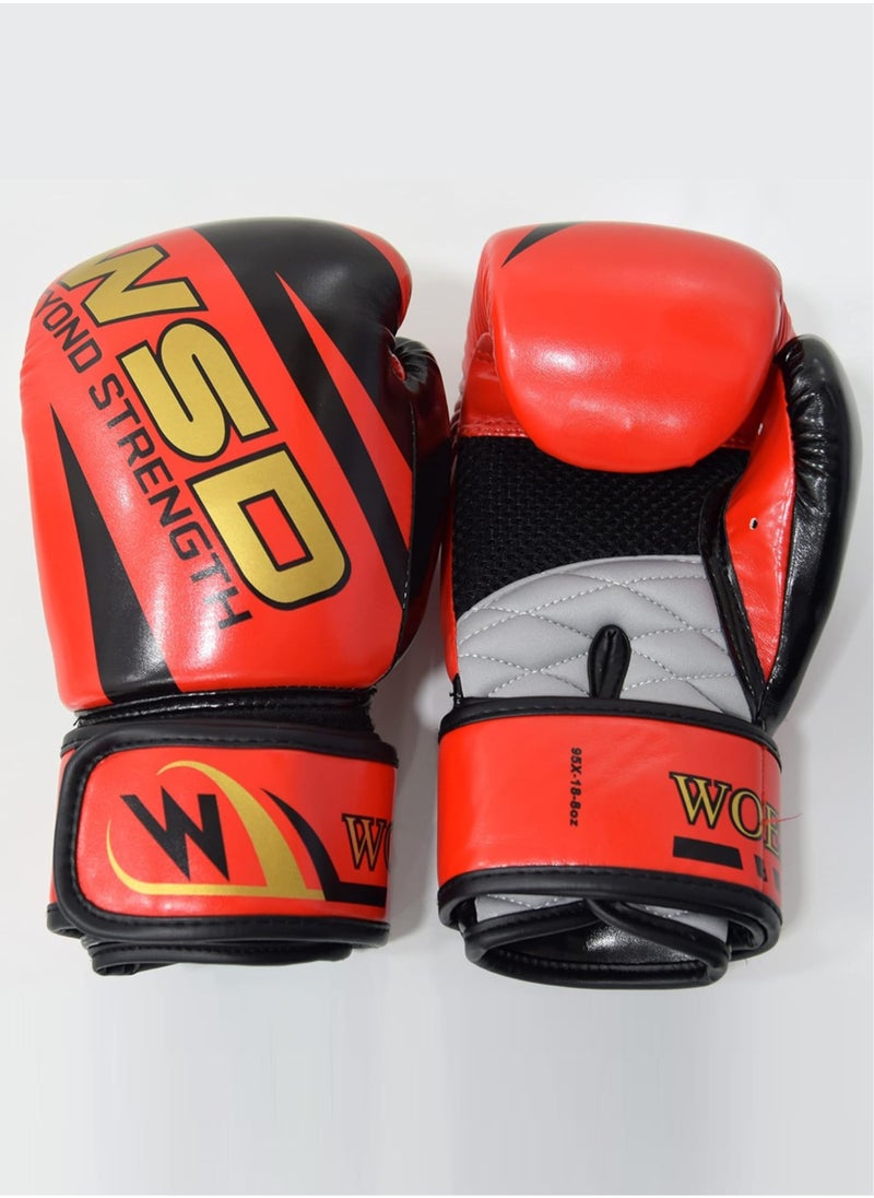 Sky Land Premium Boxing Gloves / Training Gloves For Men And Women / For Fitness Training, Punch In Boxing / Kickboxing / Sparring EM-9340-M  - Image 4
