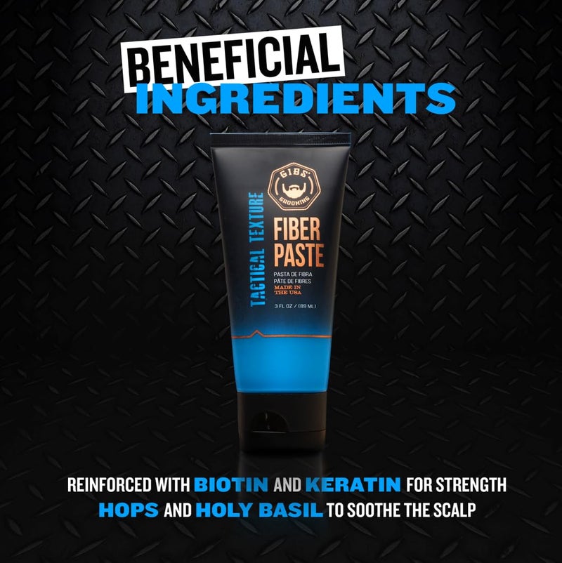 GIBS Grooming Tactical Texture Texturizing Fiber Paste, 3 Fl Oz - Image 2