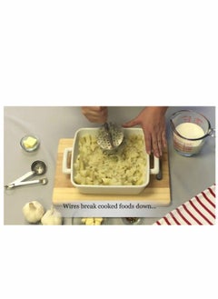 SYOSI Dual-Action Potato Masher and Ricer  - Image 5