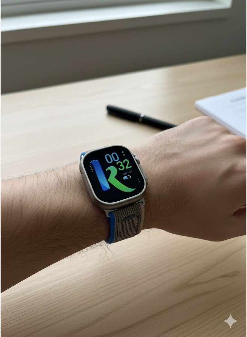 Fox Core Smart Watch s9 Ultra Wireless Call And Near Field Communication (GOLD) - Image 5