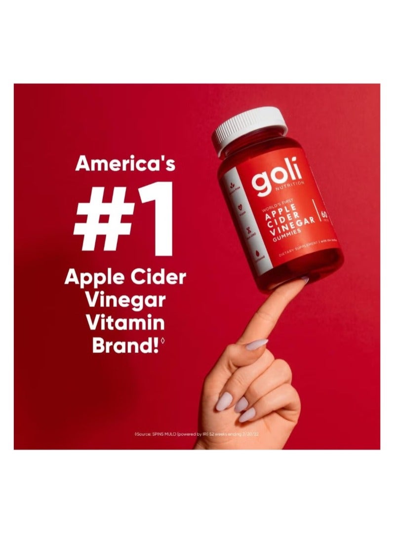 Goli Apple Cider Vinegar Gummies 60 Pieces - Image 2