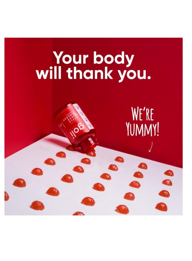 Goli Apple Cider Vinegar Gummies 60 Pieces - Image 4