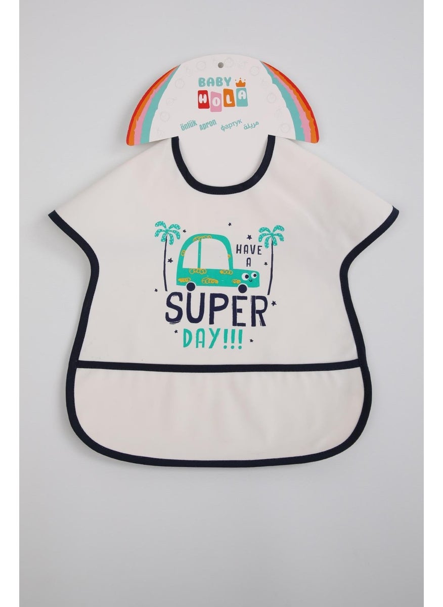 Baby Hola Babyhola 0-6 Years Old Large Size BLW Baby Bib Activity Bib with Waterproof Pocket 1000  - Image 1
