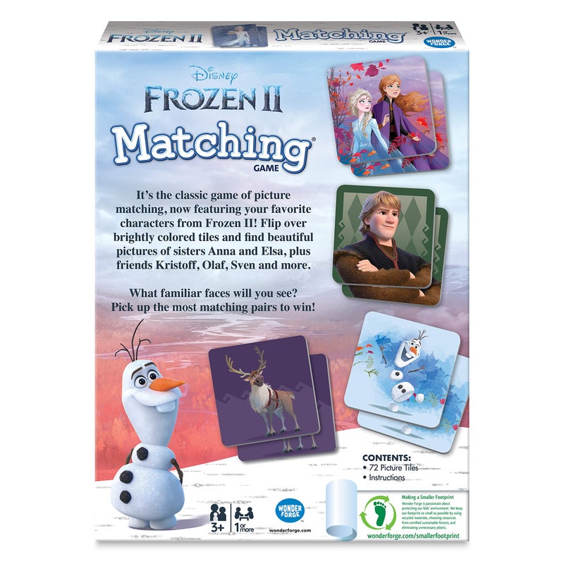 Wonder Forge Frozen 2 Memory Matching Game For Kids Ages 3-5 - Toddler Learning & Educational Toys Featuring Anna  Elsa  And Olaf - Fun Disney Toys - Image 5