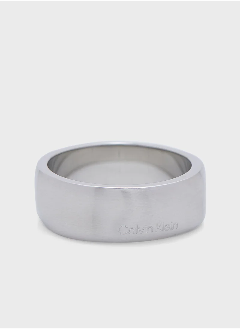 CALVIN KLEIN Ck Metallic Waves  Ring