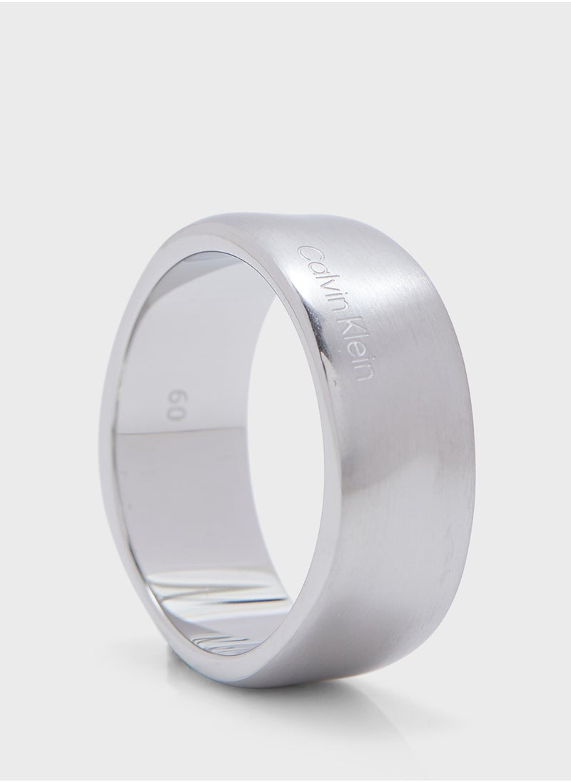 CALVIN KLEIN Ck Metallic Waves  Ring  - Image 2