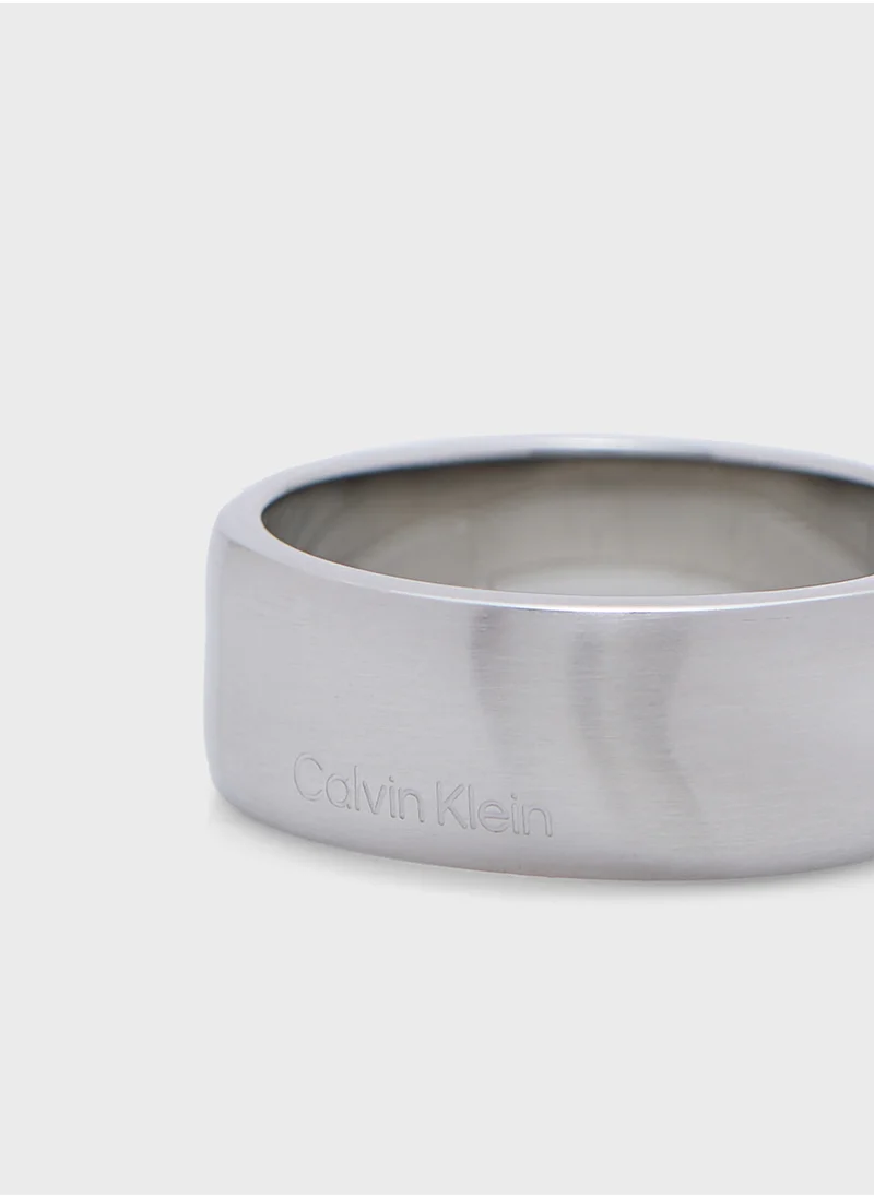 CALVIN KLEIN Ck Metallic Waves  Ring