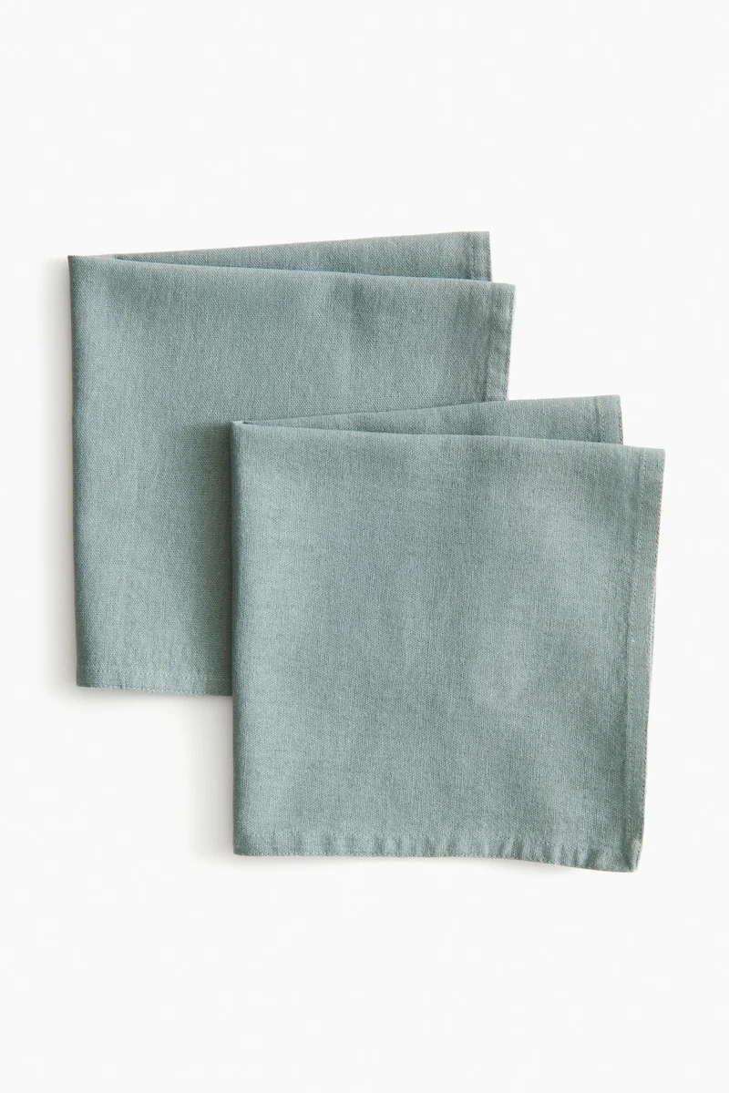 H&M 2-pack linen-blend napkins