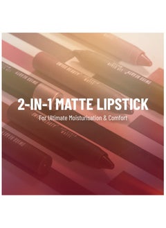 Swiss Beauty Swiss Beauty Matte Long Lasting Crayon Lipstick Coffee 3.5G  - Image 4