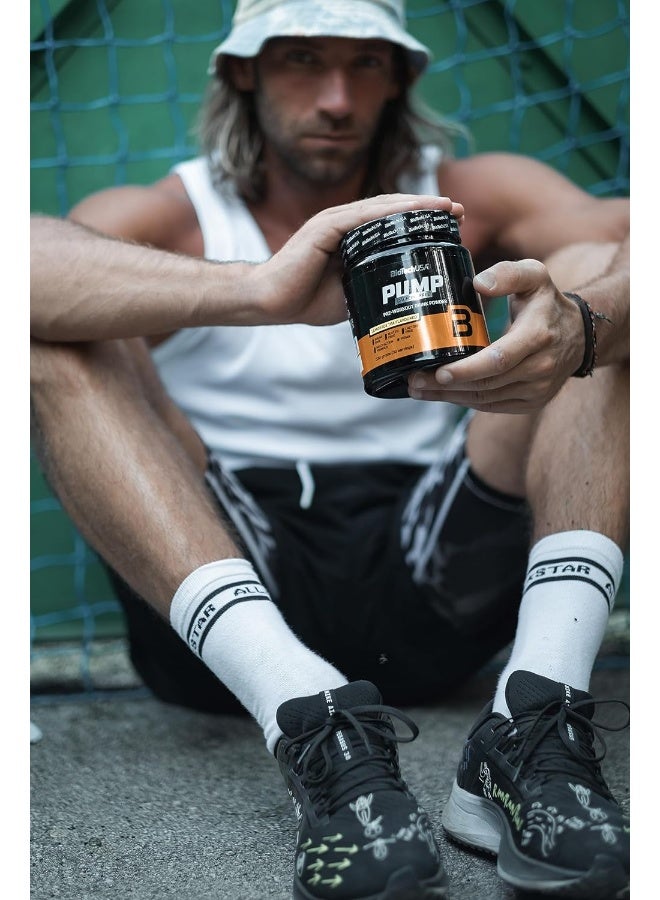 BioTechUSA Pump Caffeine Free | Energy, Concentration & Immune Support | 19 Active Ingredients | Pre-Workout Powder Drink 330g, Tropical Fruits - Image 2
