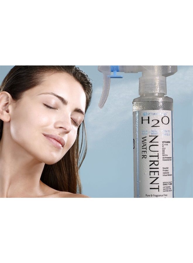 OPTIMIZED أفضل رذاذ مرطب خفيف مضاد للشيخوخة للشعر والوجه والبشرة، تونر فيتامين C + سيروم حمض الهيالورونيك، أقصى قوة سريرية من دكتور حاصل على دكتوراه من جامعة ستانفورد! زيت جوز الهند MULTI-BOND، س - Image 2