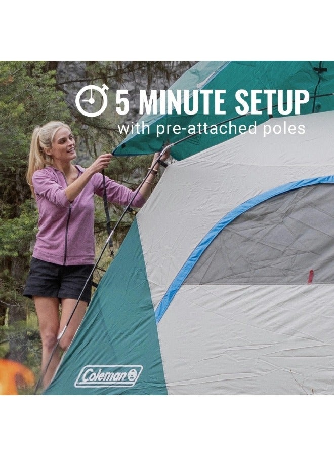 كولمان 2156401 كولمان سكاي دوم خيمة للتخييم الخارجي 8 أشخاص ايفرجرين 12 x 9 قدم - Image 5