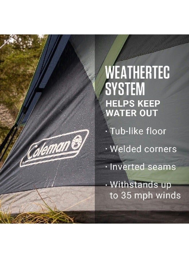 كولمان 2156401 كولمان سكاي دوم خيمة للتخييم الخارجي 8 أشخاص ايفرجرين 12 x 9 قدم - Image 4