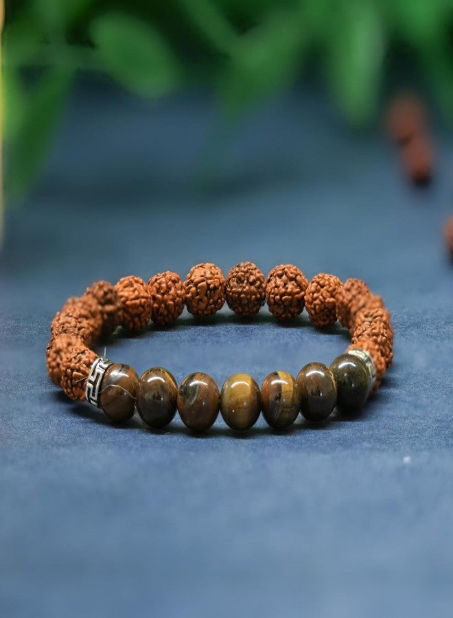 Japam Rudraksha Tiger Eye Power Band - Image 2