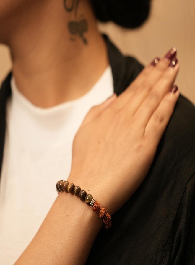 Japam Rudraksha Tiger Eye Power Band - Image 3