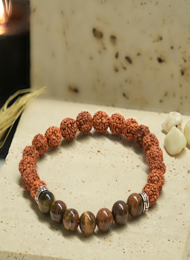 Japam Rudraksha Tiger Eye Power Band - Image 4