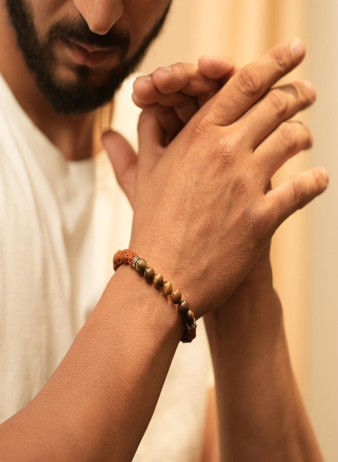 Japam Rudraksha Tiger Eye Power Band - Image 5