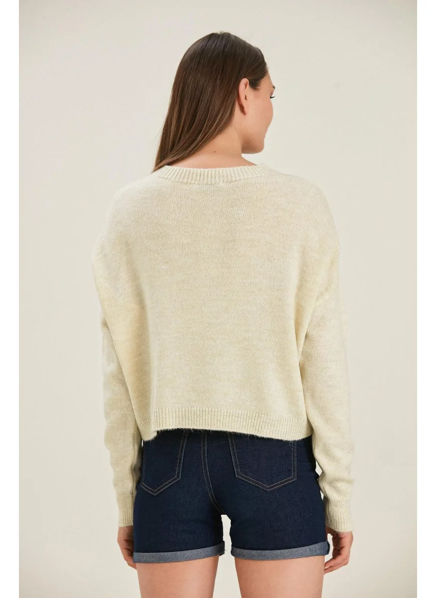 الكسندر جاردي Batwing Sleeve Sweater (B22-5751)