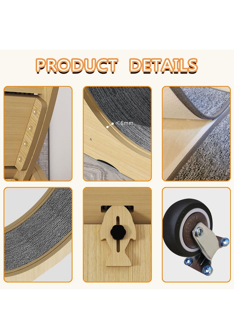 Cat Exercise Wheel – Durable Treadmill for Cats, Promotes Physical Activity and Reduces Boredom, Easy to Clean, Suitable for All Sizes - Image 4
