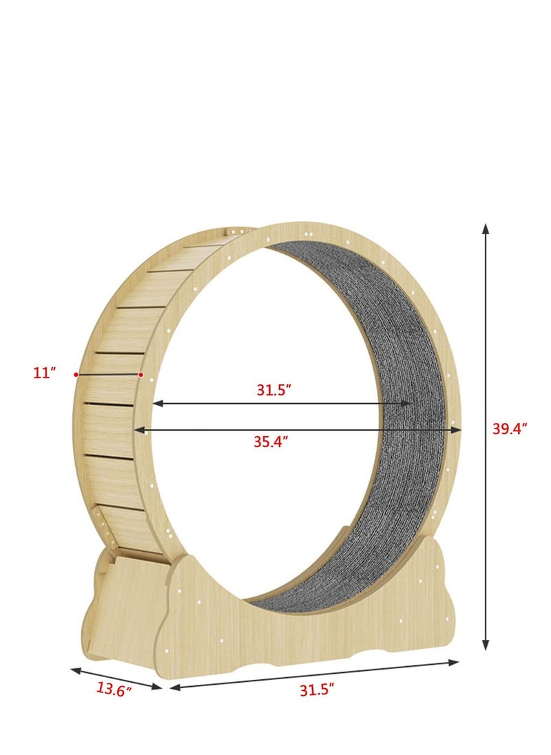 Cat Exercise Wheel – Durable Treadmill for Cats, Promotes Physical Activity and Reduces Boredom, Easy to Clean, Suitable for All Sizes - pzsku/Z5499F98B2017E2E5A7D1Z/45/_/1740380894/cce13312-51f5-4de9-8597-5d55a33d7a43