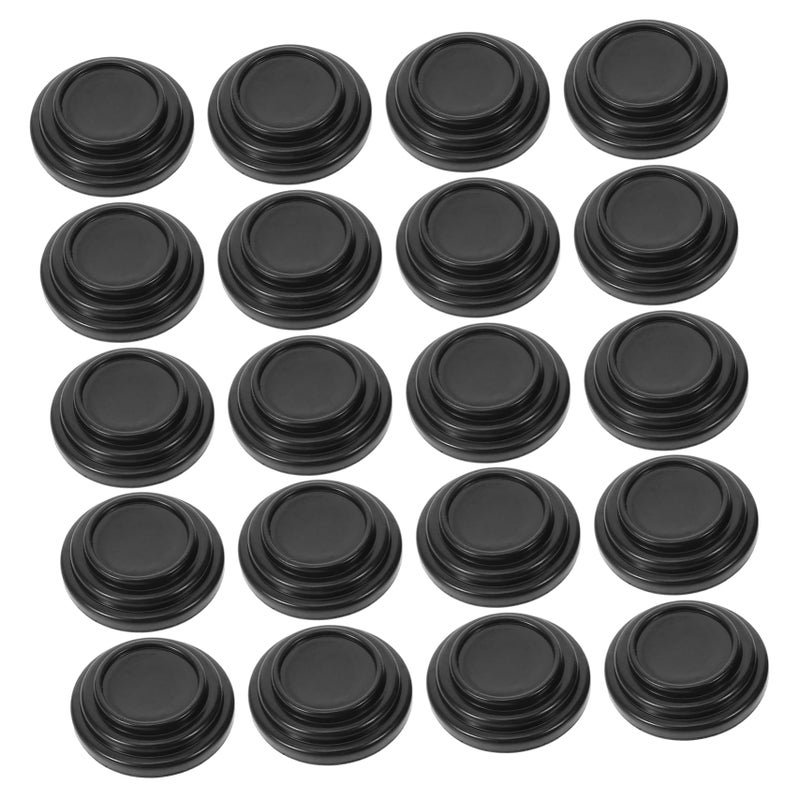 20 Pcs Car Door Edge Guards Bumper Protectors Shock Absorber Cushion Black - Image 2