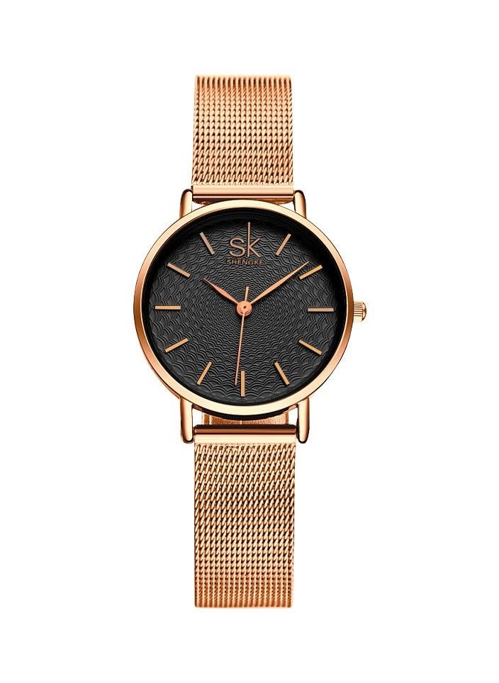 SK Waterproof Ladies Quartz Wrist Watch Fashion Milano Mesh Strap  - Image 1