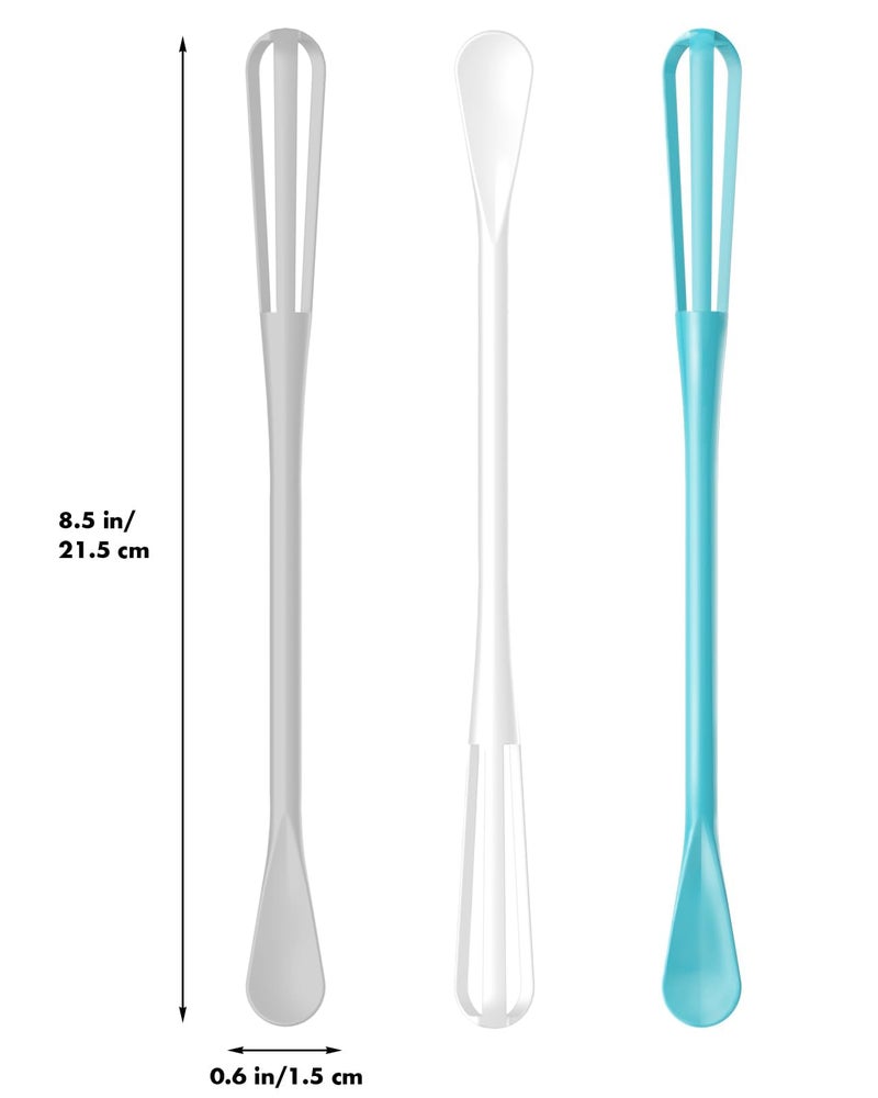 OYV Scandinavian Modern Colors Mini Whisk Set, 8.5 in Mini Whisks for Cooking, 3 Pieces Small Wisk For Whisking, Beating, Blending Ingredients, Mixing Sauces, BPA Free Tiny Whisk - Image 2