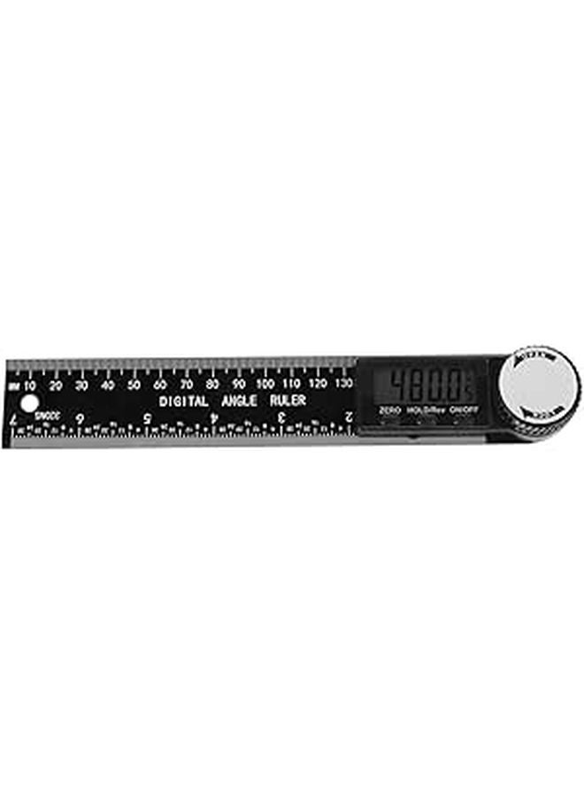 Digital Angle Finder 200mm with LCD Display Plastic Goniometer for Woodworking and Construction - Image 1