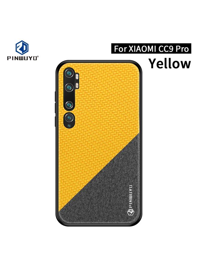 PINWUYO Case For Xiaomi CC9 Pro / Note10 Rong Series Shockproof PC + TPU+ Chemical Fiber Cloth Protective Cover - Image 1