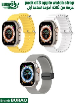 Apple Watch Band Strap For Apple Watch Ultra 2/Ultra 49mm, Series 10 46mm, 9/8/7 45mm, SE2/SE/6/5/4 44mm, 3/2/1 42mm