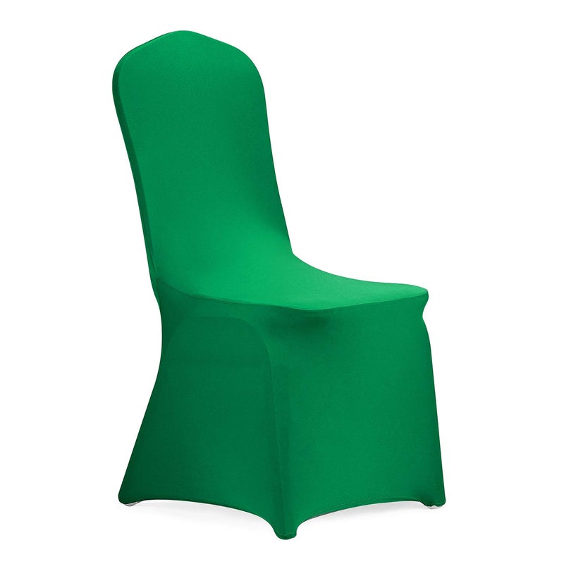 Peomeise Stretch Spandex Chair Cover for Wedding Party Dining Banquet Event Emerald 25