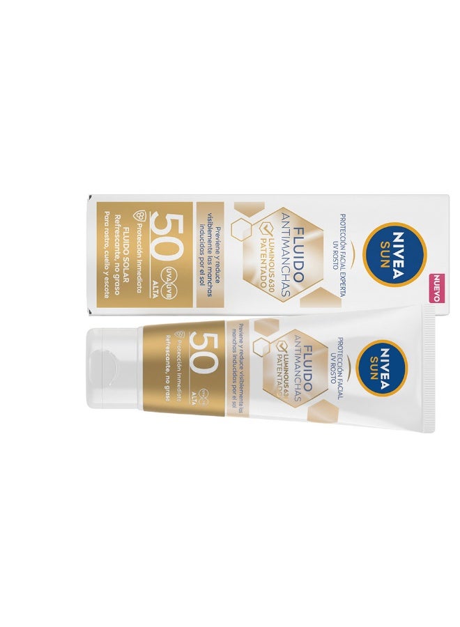 Nivea Sun Anti-Spot Facial Fluid SPF50 40ml - Image 2