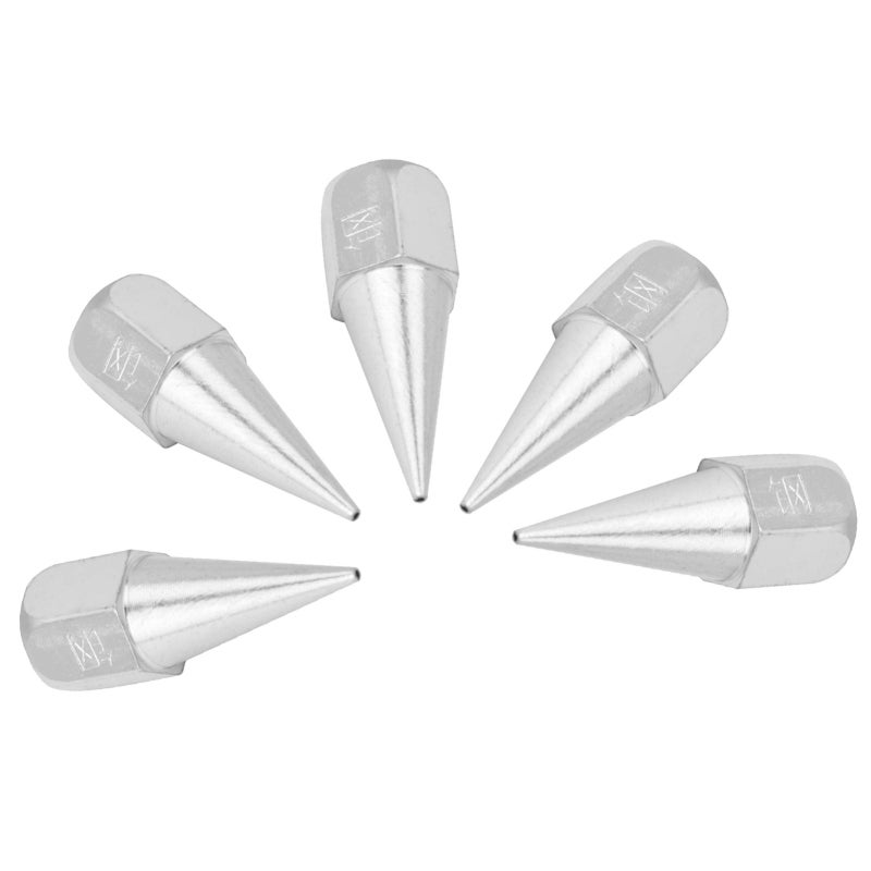 5-Pack Steel Grease Gun Nozzle Tip Set - Rust-Resistant Grease Nipple Fittings for Automotive Motorcycle Truck Farm Industrial Applications - Image 4