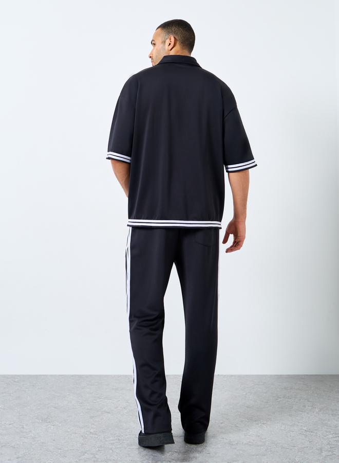 Styli Boxy Fit Sloan Print Shirt with Oversized Joggers Co-Ords - Image 4